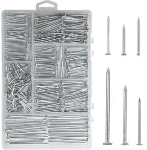 376PCS Galvanized Nails Kit with Storage Box, 6 Sizes for Hanging Pictures 376PCS Galvanized Nails Kit with Storage Box, 6 Sizes for Hanging Pictures