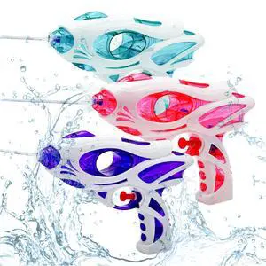 3 Pack Water Guns for Kids and Adults, 200cc/20ft Squirt Guns with Trigger Squirt Guns for Boys Girls, Long Range Super Water Blaster Soaker Water Pistol Summer Toys for Swimming Pool BeachStyle 2 3 Pack Water Guns for Kids and Adults, 200cc/20ft Squirt Guns with Trigger Squirt Guns for Boys Girls, Long Range Super Water Blaster Soaker Water Pistol Summer Toys for Swimming Pool BeachStyle 2