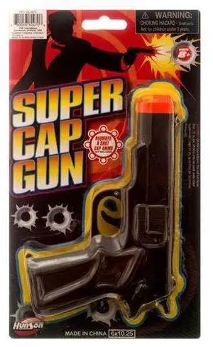 Black Toy Super Cap Gun 8-Shot Revolver Detective Police Cowboy Colt Agent 007Handgun Black Toy Super Cap Gun 8-Shot Revolver Detective Police Cowboy Colt Agent 007Handgun