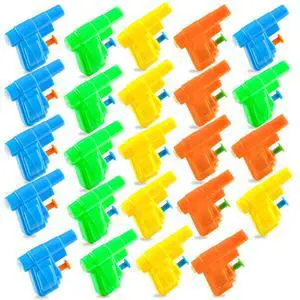 24PCS Mini Water Guns Toy,Small Colourful Plastic Water Squirt Gun Toys for Swimming Pool Party Favors,Kids Summer Outdoor Game(Mini) 24PCS Mini Water Guns Toy,Small Colourful Plastic Water Squirt Gun Toys for Swimming Pool Party Favors,Kids Summer Outdoor Game(Mini)