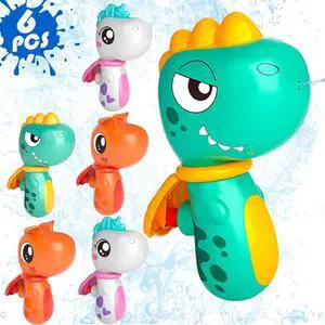 6 Pack Animal Water Gun for Kids, Mini Squirt Gun Water Blaster Soaker Toys, Dinosaur Dog Unicorn Shape Small Water Pistol Gun for Summer Outdoor Pool/Beach/Yard/Party Play 6 Pack Animal Water Gun for Kids, Mini Squirt Gun Water Blaster Soaker Toys, Dinosaur Dog Unicorn Shape Small Water Pistol Gun for Summer Outdoor Pool/Beach/Yard/Party Play