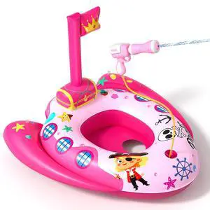 Pirate Ship Inflatable Float with Water Gun, Kids Summer Pool Toy Pirate Ship Inflatable Float with Water Gun, Kids Summer Pool Toy