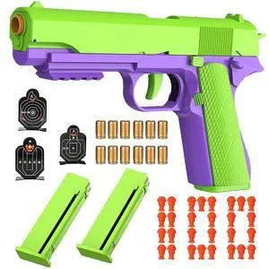 shell Ejecting Toy Gun, Automatic Pull Back Action Education Model Toy for Kids Gifts shell Ejecting Toy Gun, Automatic Pull Back Action Education Model Toy for Kids Gifts
