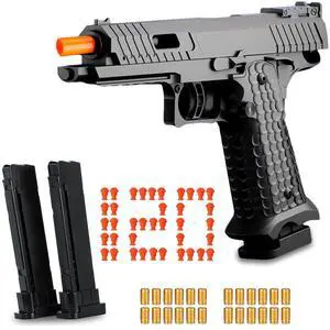 Toy Gun, Children's Soft Toy Guns, 24shells120 Soft Bullets, Empty Shell Toy Guns, Christmas and Birthday Gifts (2011 Black) Toy Gun, Children's Soft Toy Guns, 24shells120 Soft Bullets, Empty Shell Toy Guns, Christmas and Birthday Gifts (2011 Black)