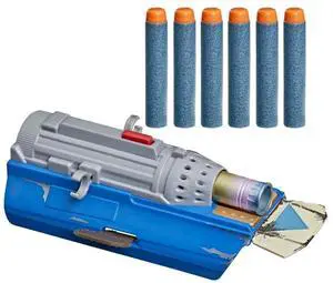 NERF The Mandalorian Rocket Gauntlet, Blaster with 6 NERF Elite Darts, Use with a Costume for Kids, Toys for Boys & Girls Ages 5+ NERF The Mandalorian Rocket Gauntlet, Blaster with 6 NERF Elite Darts, Use with a Costume for Kids, Toys for Boys & Girls Ages 5+