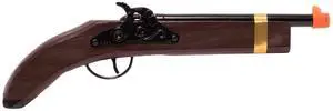 - Kentucky Pistol Replica, Wood & Steel Construction, Single Shot Pull Off Caps, Historical Collector's Item, Real Wood Stock, Full Orange Tip, Pre-1898 Design - Kentucky Pistol Replica, Wood & Steel Construction, Single Shot Pull Off Caps, Historical Collector's Item, Real Wood Stock, Full Orange Tip, Pre-1898 Design