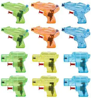 12 Packs Water Gun for Kids Squirt Toys Outdoor Beach Swimming Pool Game Summer Party Favor 12 Packs Water Gun for Kids Squirt Toys Outdoor Beach Swimming Pool Game Summer Party Favor