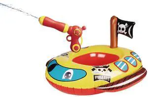 Pool Floats Kids with Water Gun, Pirate Ship Float for Toddler, Blow Up Swimming Pool Toys, Fun Pool Inflatables Floaties for Boys Girls and Child, Outdoor Water Toys for Kids Ages 3-5 4-8 Pool Floats Kids with Water Gun, Pirate Ship Float for Toddler, Blow Up Swimming Pool Toys, Fun Pool Inflatables Floaties for Boys Girls and Child, Outdoor Water Toys for Kids Ages 3-5 4-8