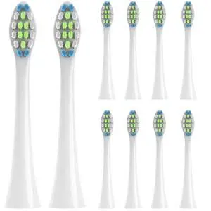 10 Pcs Replacement Toothbrush Heads for Operan Electric Toothbrush with Dust Cover, Toothbrush Replacement Heads White 10 Pcs Replacement Toothbrush Heads for Operan Electric Toothbrush with Dust Cover, Toothbrush Replacement Heads White