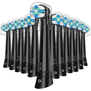12 Pack IO Replacement Head Compatible with Oral B IO 2/3/4/5/6/7/8/9/10/Deep Clean Electric Toothbrush, Brush Heads Compatible with Oral B IO for Effective Cleaning (Black) 12 Pack IO Replacement Head Compatible with Oral B IO 2/3/4/5/6/7/8/9/10/Deep Clean Electric Toothbrush, Brush Heads Compatible with Oral B IO for Effective Cleaning (Black)