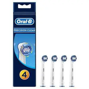 genuine Precision Clean Toothbrush Heads Replacement Refills for Electric Rechargeable Toothbrush, Deep and Precise Cleaning, Pack of 4 genuine Precision Clean Toothbrush Heads Replacement Refills for Electric Rechargeable Toothbrush, Deep and Precise Cleaning, Pack of 4