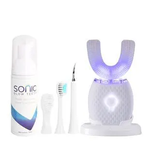 Automatic Toothbrush for Adult Rechargeable Waterproof Timer Travel White Automatic Toothbrush for Adult Rechargeable Waterproof Timer Travel White