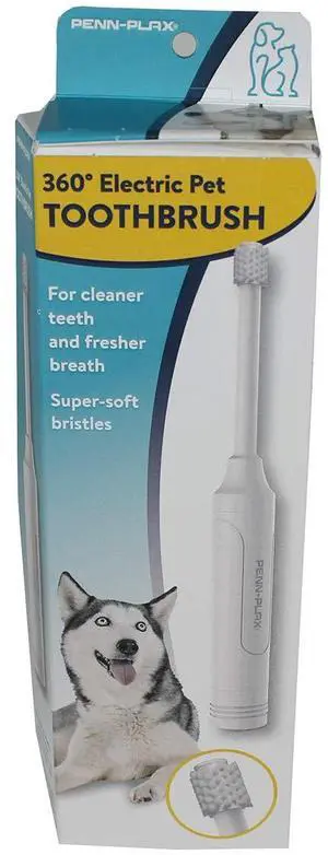 360° Electric Pet Toothbrush Battery Operated (AA) Super Soft Bristles for Ultimate Comfort Safe for All Dogs and Cats 360° Electric Pet Toothbrush Battery Operated (AA) Super Soft Bristles for Ultimate Comfort Safe for All Dogs and Cats