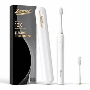 Sonic Electric Toothbrush, White, 2 Brushing Modes, 28000 Strokes/Min, with Travel Case and Extra Brush Head Sonic Electric Toothbrush, White, 2 Brushing Modes, 28000 Strokes/Min, with Travel Case and Extra Brush Head