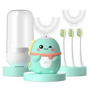 Kids Electric Toothbrush U Shaped Auto Sonic Cartoon Dinosaur Toothbrushes Kids Electric Toothbrush U Shaped Auto Sonic Cartoon Dinosaur Toothbrushes