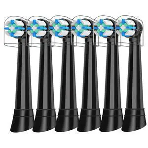 6 Pack IO Replacement Heads Compatible with Oral B iO 2 3 4 5 6 7 8 9 10 Deep Clean Series Electric Toothbrush, Toothbrush Heads Compatible with Oral B iO for Plaque Removal (Black) 6 Pack IO Replacement Heads Compatible with Oral B iO 2 3 4 5 6 7 8 9 10 Deep Clean Series Electric Toothbrush, Toothbrush Heads Compatible with Oral B iO for Plaque Removal (Black)