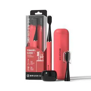 Slim Pro i4 Electric Toothbrush Rechargeable Smart Ultra Sonic 3 Modes Magnetic Travel Case &Ceramic Dock, 60Day Long Battery Soft Bristles 2Heads IPX7 Waterproof,Color-(Pink) Slim Pro i4 Electric Toothbrush Rechargeable Smart Ultra Sonic 3 Modes Magnetic Travel Case &Ceramic Dock, 60Day Long Battery Soft Bristles 2Heads IPX7 Waterproof,Color-(Pink)