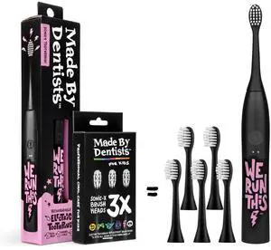 Sonic X Electric Toothbrush Rechargeable Kids Sonic Toothbrush, 8X Plaque Removal, 2 Speed Modes, 2-Minute Timer, 6 Brush Heads Included, We Run This Edition Sonic X Electric Toothbrush Rechargeable Kids Sonic Toothbrush, 8X Plaque Removal, 2 Speed Modes, 2-Minute Timer, 6 Brush Heads Included, We Run This Edition
