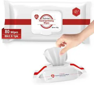 MEDIWIPER 80ct Alcohol-Free Hand Sanitizing Wipes Unscnted Wet Wipe, Hand Sanitizer (80 Wipes (80 * 1)) MEDIWIPER 80ct Alcohol-Free Hand Sanitizing Wipes Unscnted Wet Wipe, Hand Sanitizer (80 Wipes (80 * 1))