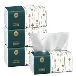 Pack of 4, Small Facial Tissue, Toilet Paper, Bag Cover, Disposable Napkin, Material Wood Pulp Fiber NOT COTTON, White Facial Paper, 4-Ply, 400 Sheets per Pack Pack of 4, Small Facial Tissue, Toilet Paper, Bag Cover, Disposable Napkin, Material Wood Pulp Fiber NOT COTTON, White Facial Paper, 4-Ply, 400 Sheets per Pack