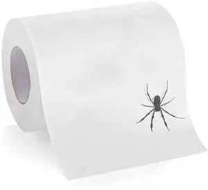 Spider Funny Toilet Paper - Prank, Practical Joke, or Gag Gift - Funny White Elephant Gift Idea Spider Funny Toilet Paper - Prank, Practical Joke, or Gag Gift - Funny White Elephant Gift Idea