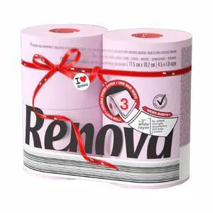 Colored Toilet Paper 3-Ply 4 Rolls Set Soft Decorative Bathroom Tissue in Multiple Colors (Rose, 4 Count (Pack of 1)) Colored Toilet Paper 3-Ply 4 Rolls Set Soft Decorative Bathroom Tissue in Multiple Colors (Rose, 4 Count (Pack of 1))
