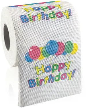 Funny Birthday Toilet Paper Roll, Happy Birthday Decorations Gifts Funny Birthday Toilet Paper Roll, Happy Birthday Decorations Gifts