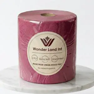 Colored Toilet Paper Roll Ultra Soft 2-Ply Decorative Bathroom Tissue with Embossed Texture, Individually Wrapped Fun Bright Color for Parties, Events & Home Décor (Single Roll) (Pink) Colored Toilet Paper Roll Ultra Soft 2-Ply Decorative Bathroom Tissue with Embossed Texture, Individually Wrapped Fun Bright Color for Parties, Events & Home Décor (Single Roll) (Pink)