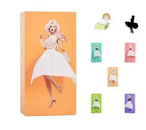Girl's Long Skirt Tissue Box - Creative Cover Case, Cartoon Design Paper Dispenser for Home, Office, and Car (Orange) Girl's Long Skirt Tissue Box - Creative Cover Case, Cartoon Design Paper Dispenser for Home, Office, and Car (Orange)