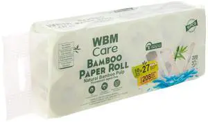 Bamboo Toilet Tissue, 3-Ply, 155 Sheets per Roll, Pack of 10 Strong and Flexible, Tree-Free, Septic Safe, Natural and Gentle for Comfortable Daily Use Bamboo Toilet Tissue, 3-Ply, 155 Sheets per Roll, Pack of 10 Strong and Flexible, Tree-Free, Septic Safe, Natural and Gentle for Comfortable Daily Use