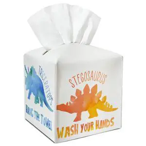 Dinosaur Leather Tissue Holder with Bottom Belt Gifts for Housewarming Kid Son Waterproof Cute Leather Tissue Case Holder Decor for Bathroom Toilet Home Bedroom Facial Paper Organizer - YT0247 Dinosaur Leather Tissue Holder with Bottom Belt Gifts for Housewarming Kid Son Waterproof Cute Leather Tissue Case Holder Decor for Bathroom Toilet Home Bedroom Facial Paper Organizer - YT0247