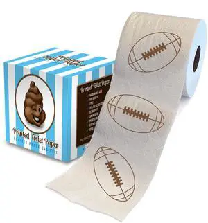 Sports Games Printed Toilet Paper Roll - Fun Game Day Surprise Adults, Women, Men Sports Gifts for Sports Themed Party Favors, Birthday Decor, Sports Prizes - 500 Sheets Football Sports Games Printed Toilet Paper Roll - Fun Game Day Surprise Adults, Women, Men Sports Gifts for Sports Themed Party Favors, Birthday Decor, Sports Prizes - 500 Sheets Football