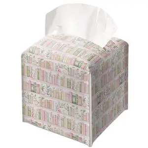 Booklover's Library Decorative Leather Tissue Box Cover - Tissue Box Holder Gifts for Women Family and Friends Funny Unique Home Decor Decorative for Kids Room Kitchen Bathroom Office - A10 Booklover's Library Decorative Leather Tissue Box Cover - Tissue Box Holder Gifts for Women Family and Friends Funny Unique Home Decor Decorative for Kids Room Kitchen Bathroom Office - A10