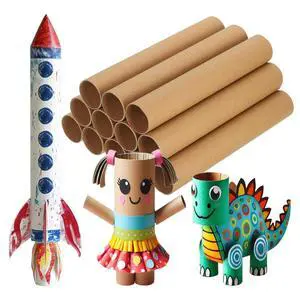 12 Pcs Cardboard Tubes 1.6 x 9.8 Inch Toilet Paper Rollers Bulk for Crafts Empty Round Towel Tissue for Creative Design Crafting Supplies, Brown 12 Pcs Cardboard Tubes 1.6 x 9.8 Inch Toilet Paper Rollers Bulk for Crafts Empty Round Towel Tissue for Creative Design Crafting Supplies, Brown