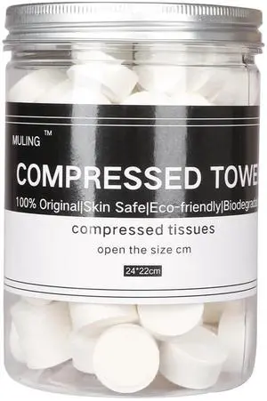 Canned 100 PCS Compressed Towels Portable Mini Compressed Coin Tissue for Travel Sports, Beauty Salon or Home Hand Wipes Canned 100 PCS Compressed Towels Portable Mini Compressed Coin Tissue for Travel Sports, Beauty Salon or Home Hand Wipes
