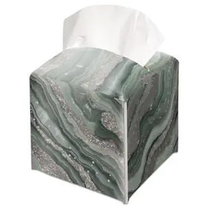 Metallic Agate Texture Decorative Leather Tissue Box Cover - Tissue Box Holder Gifts for Women Family and Friends Funny Unique Home Decor Decorative for Kids Room Kitchen Bathroom Office - A17 Metallic Agate Texture Decorative Leather Tissue Box Cover - Tissue Box Holder Gifts for Women Family and Friends Funny Unique Home Decor Decorative for Kids Room Kitchen Bathroom Office - A17