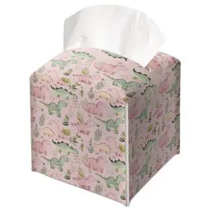 Pink Dinosaur Decorative Leather Tissue Box Cover - Tissue Box Holder Gifts for Women Family and Friends Funny Unique Home Decor Decorative for Kids Room Kitchen Bathroom Office - A44 Pink Dinosaur Decorative Leather Tissue Box Cover - Tissue Box Holder Gifts for Women Family and Friends Funny Unique Home Decor Decorative for Kids Room Kitchen Bathroom Office - A44