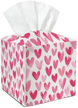 Pink Heart Leather Tissue Box Cover Square Cute Tissue Holder for Car Livingroom Office Decor Ideal Gifts for Women Colleagues Girls Sister Bestie Daughter Birthday Christmas Housewarming - YT0188 Pink Heart Leather Tissue Box Cover Square Cute Tissue Holder for Car Livingroom Office Decor Ideal Gifts for Women Colleagues Girls Sister Bestie Daughter Birthday Christmas Housewarming - YT0188