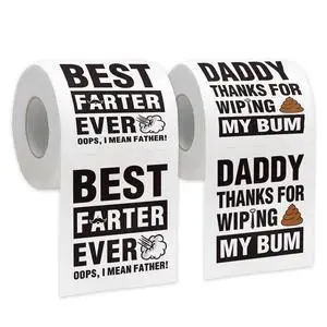 Birthday Gift for Dad, Fathers Day Present for Dad Husband, Funny Toilet Papers for Fathers Day, 2 Rolls Novelty Toilet Paper Gifts for Father from Son Daughter, Gifts for Husband from Wife Birthday Gift for Dad, Fathers Day Present for Dad Husband, Funny Toilet Papers for Fathers Day, 2 Rolls Novelty Toilet Paper Gifts for Father from Son Daughter, Gifts for Husband from Wife