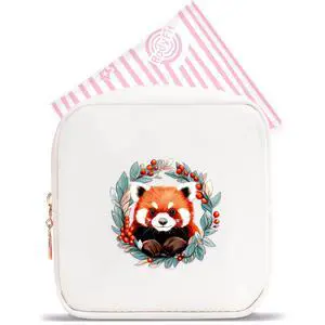 Red Panda Mini Makeup Bag, Red Panda Gift For Women Girls, Cute Portable Zipper Pouch Cosmetic Bag For Teen Girls Kids, Small Storage Bag For Sanitary Pad, Period napkin bag! Red Panda Mini Makeup Bag, Red Panda Gift For Women Girls, Cute Portable Zipper Pouch Cosmetic Bag For Teen Girls Kids, Small Storage Bag For Sanitary Pad, Period napkin bag!