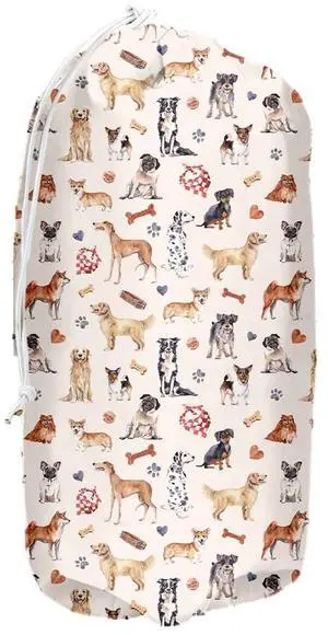 Dog Toilet Paper Storage Bag 11.5 x 9 inches Cute Dogs Home Kitchen Decor Dog Toilet Paper Storage Bag 11.5 x 9 inches Cute Dogs Home Kitchen Decor