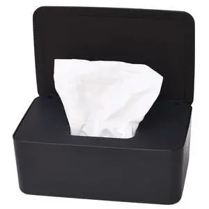 Diaper Wipes Dispenser, Tissue Storage Box Case (Black) Diaper Wipes Dispenser, Tissue Storage Box Case (Black)