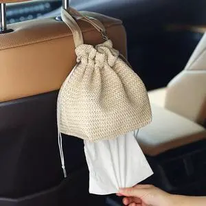 Car Tissue HolderTravel Tissue Box Camping WallTissue Accessories for Car Home Office Desk Outdoor, Bathroom, Toilet Paper Bag (White) Car Tissue HolderTravel Tissue Box Camping WallTissue Accessories for Car Home Office Desk Outdoor, Bathroom, Toilet Paper Bag (White)