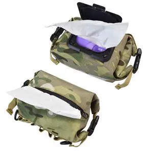 Tactical Toilet Paper Holder Camping Wipes Box Tissue Box Portable Paper Sleeve Waterproof Portable and Foldable Paper Case with MOLLE Mount Webbing Storage Bag for Car Bathroom Camping Hiking (CAMO) Tactical Toilet Paper Holder Camping Wipes Box Tissue Box Portable Paper Sleeve Waterproof Portable and Foldable Paper Case with MOLLE Mount Webbing Storage Bag for Car Bathroom Camping Hiking (CAMO)