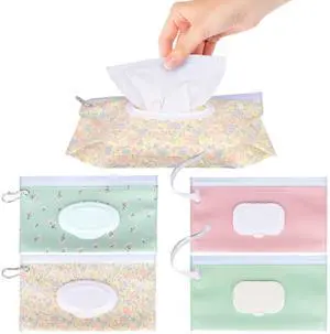 4 Pieces Portable Wipes Dispenser with Hook & Lanyard, EVA Reusable Wipes Container Pouch, Refillable Wet Tissue Case for Car Travel Outdoor Outing Camping Hiking Shopping (4 Styles) 4 Pieces Portable Wipes Dispenser with Hook & Lanyard, EVA Reusable Wipes Container Pouch, Refillable Wet Tissue Case for Car Travel Outdoor Outing Camping Hiking Shopping (4 Styles)
