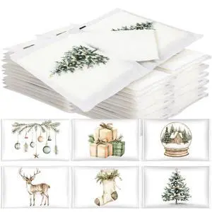 24 Packs Christmas Pocket Tissues Individual Travel Tissue Packs 24 Packs Christmas Pocket Tissues Individual Travel Tissue Packs