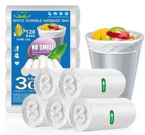 3 Gallon Small Trash Bags, White, Leak-Proof and Durable, 120 Count | Compact and Strong Bathroom Trash Bags, Leak Resistant Daily Use Liners for Bathroom Office and Bedroom Waste Bins 3 Gallon Small Trash Bags, White, Leak-Proof and Durable, 120 Count | Compact and Strong Bathroom Trash Bags, Leak Resistant Daily Use Liners for Bathroom Office and Bedroom Waste Bins