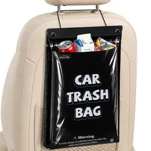 50 Count Disposable Car Garbage Bags, Hanging Car Trash Bags | Car Trash Bags, Hanging Design, Leakproof & Odor Resistant, Disposable Cleanup Bags, Fits Cars, Trucks & SUVs 50 Count Disposable Car Garbage Bags, Hanging Car Trash Bags | Car Trash Bags, Hanging Design, Leakproof & Odor Resistant, Disposable Cleanup Bags, Fits Cars, Trucks & SUVs