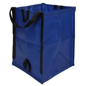 Heavy Duty Home and Yard Bags, Blue | 48-Gallon Reusable Self-Standing Lawn and Leaf Bags Garbage Can with Reinforced Handles Heavy Duty Home and Yard Bags, Blue | 48-Gallon Reusable Self-Standing Lawn and Leaf Bags Garbage Can with Reinforced Handles
