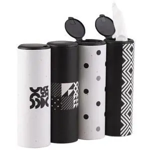 Car Tissue Holder with Facial Tissues Bulk - 4 PK Car Tissues Cylinder with Cap, Tissue Holder for Car, Travel Tissues for Car Cup Holder, Refill Car Tissue Box Round Container Car Tissue Holder with Facial Tissues Bulk - 4 PK Car Tissues Cylinder with Cap, Tissue Holder for Car, Travel Tissues for Car Cup Holder, Refill Car Tissue Box Round Container